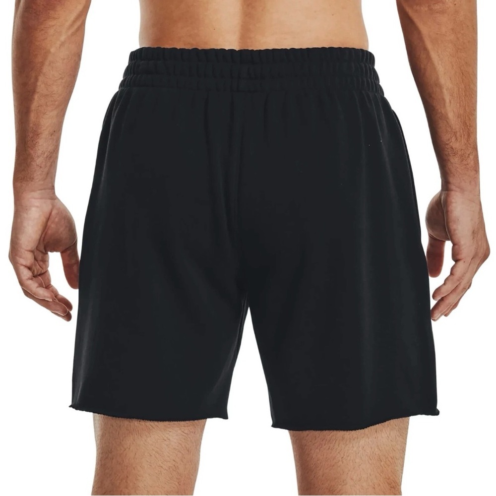 Under Armour Heavyweight Black Terry Shorts 1378601 Men's Size M - Picture 2 of 10